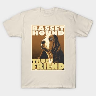 Retro Basset Hound T-Shirt